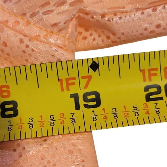 LOLE Women's Small Happy Jacket Orange W Eyelet Pattern Excellent Condition - Picture 10 of 11